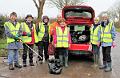 1. Helping with the village litterpick